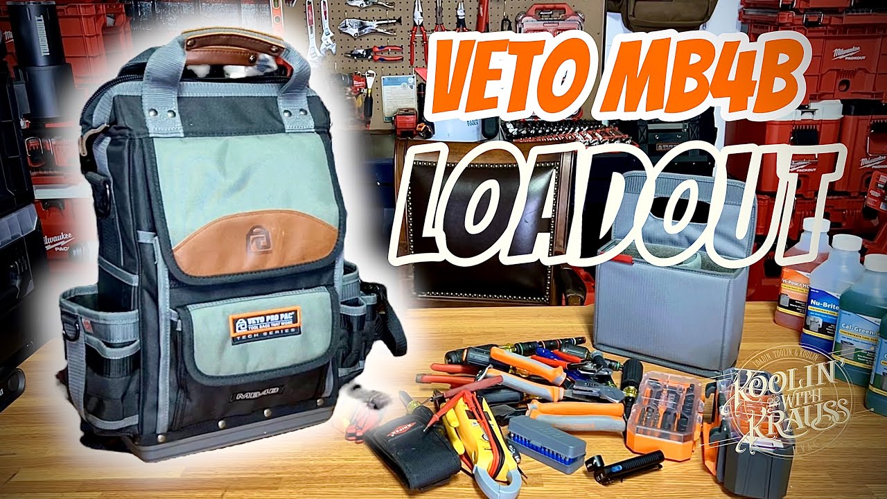 VETO pro pac MB4B | Комплектация HVAC | ЛУЧШИЙ МАЛЕНЬКИЙ РЮКЗАК ДЛЯ ИНСТРУМЕНТОВ