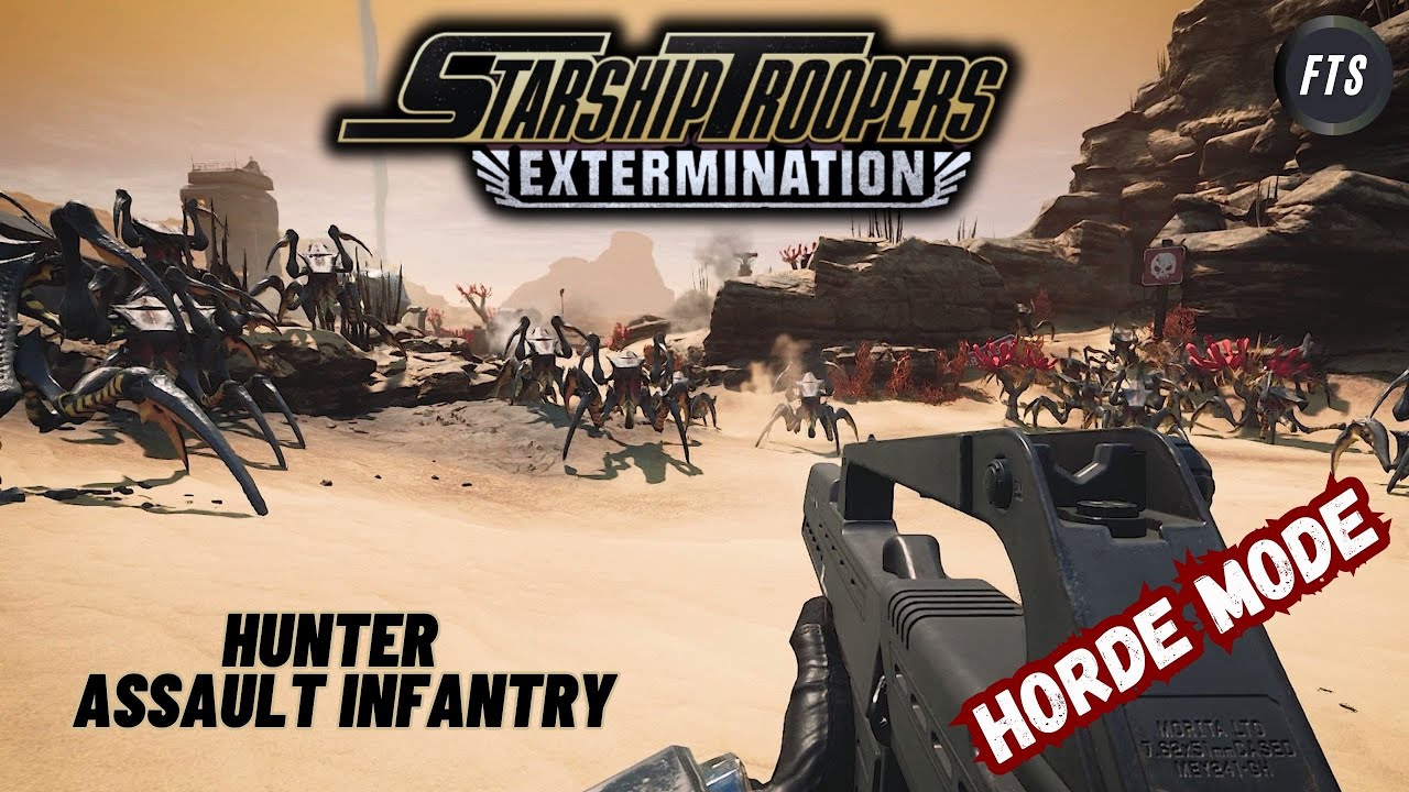Starship Troopers: Extermination | Class Hunter | Horde Mode | Veteran (Hard) Difficulty #14