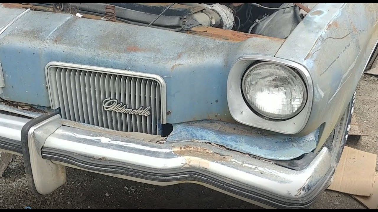 73 Cutlass Muncie 4 Speed Junk Yard Find