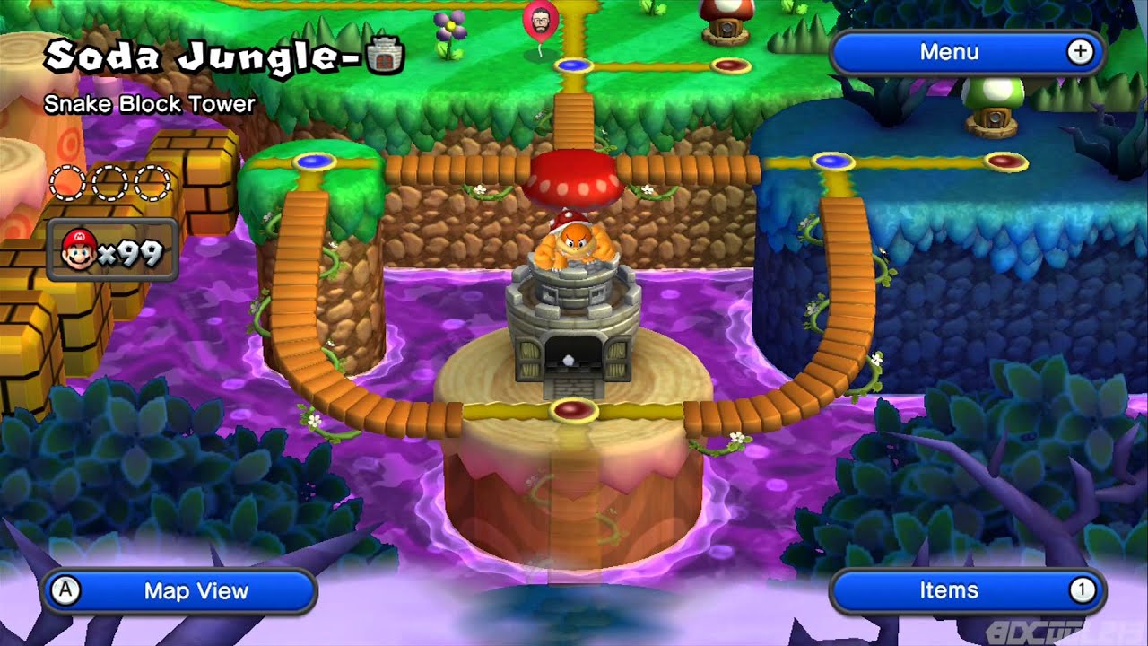 New Super Mario Bros. U Playthrough Part 9 - Soda Jungle (Part 1 of 2)