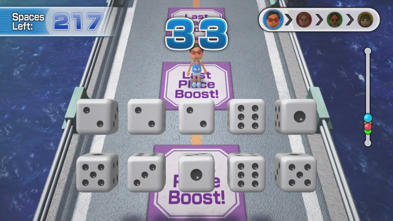 Wii Party U Highway Rollers Wii CPU Vs Wii U CPU Part 2/100 (Abe)