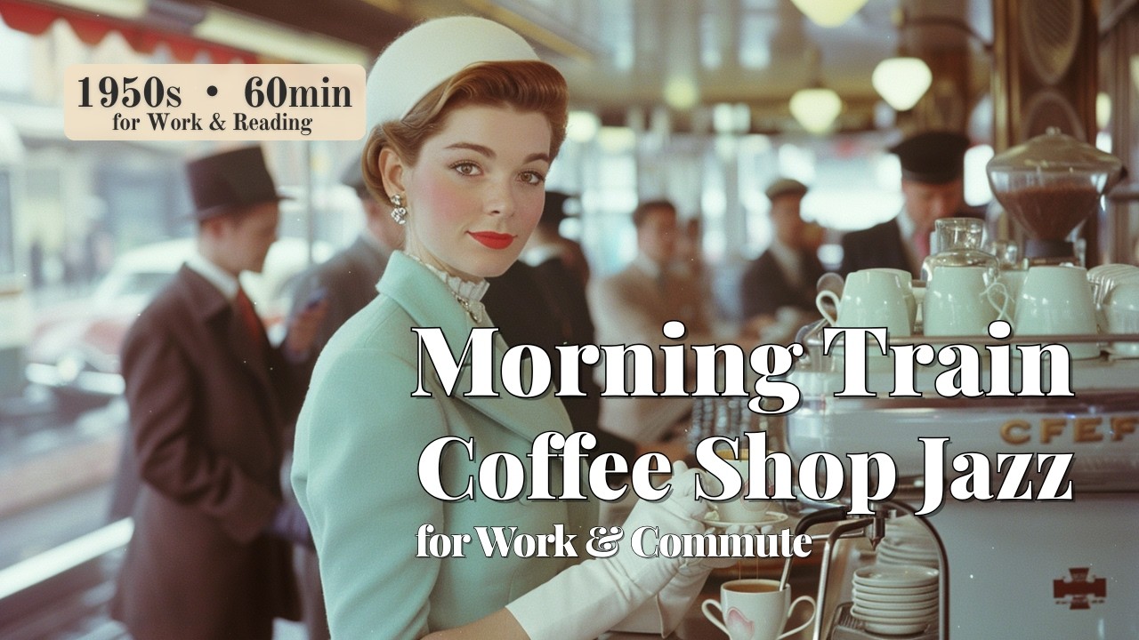 Morning Commute Café Jazz – Window Seat Mood | 60min • for Work & Focus (1960s)
