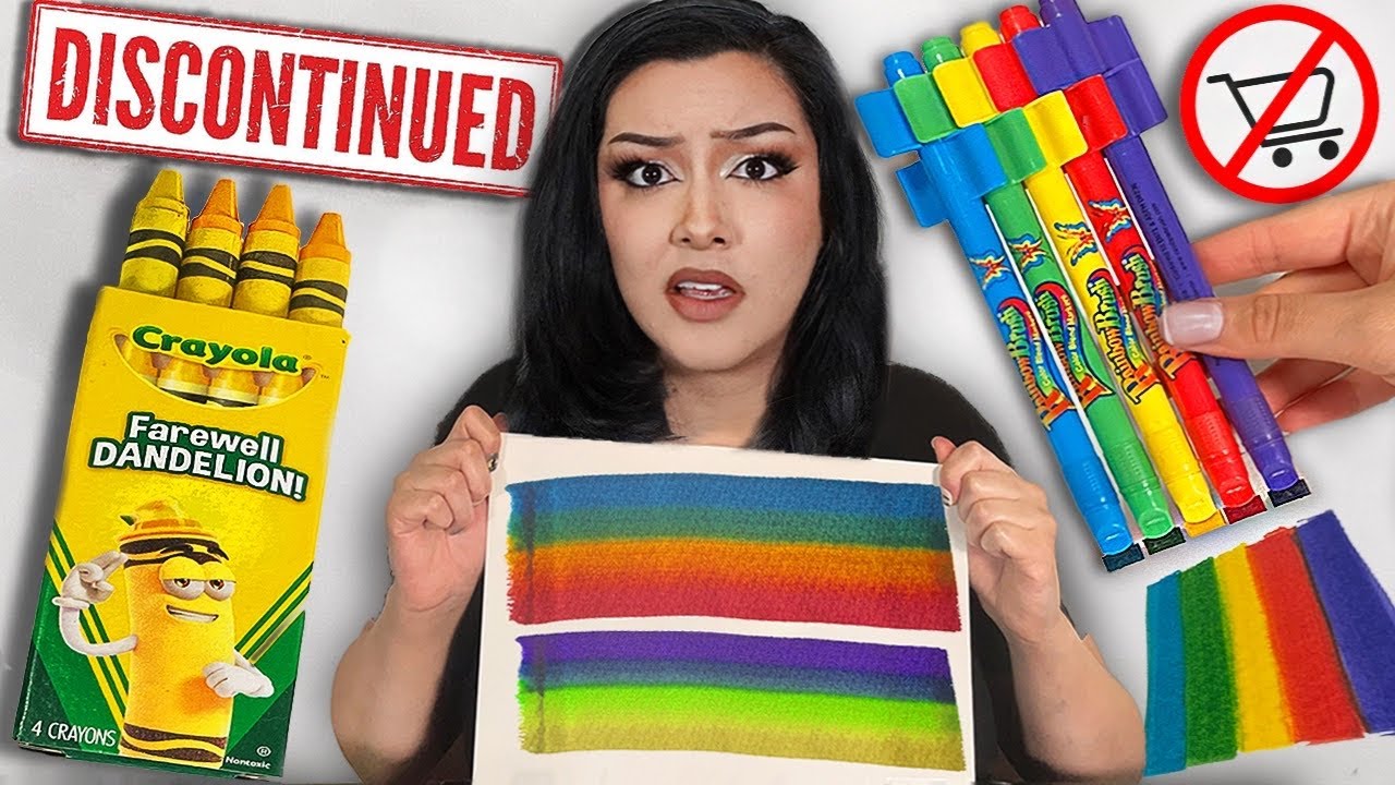 I Tested Permanently DISCONTINUED Art Supplies...