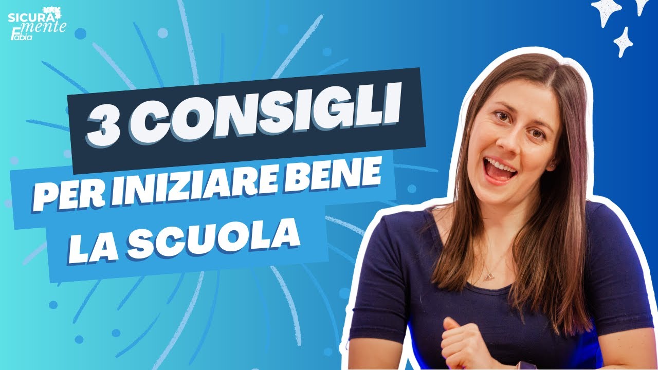 Come iniziare al meglio l'anno scolastico! 💙
