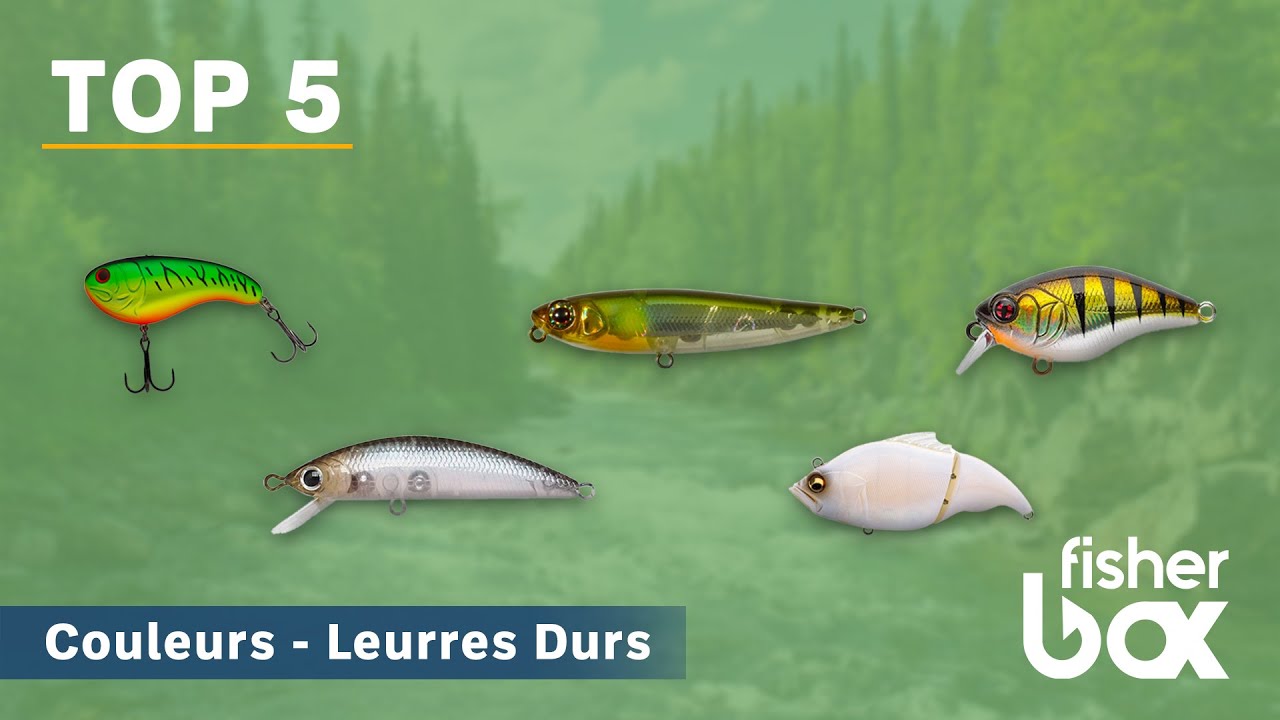 Top 5 - Nos meilleures couleurs de leurres durs