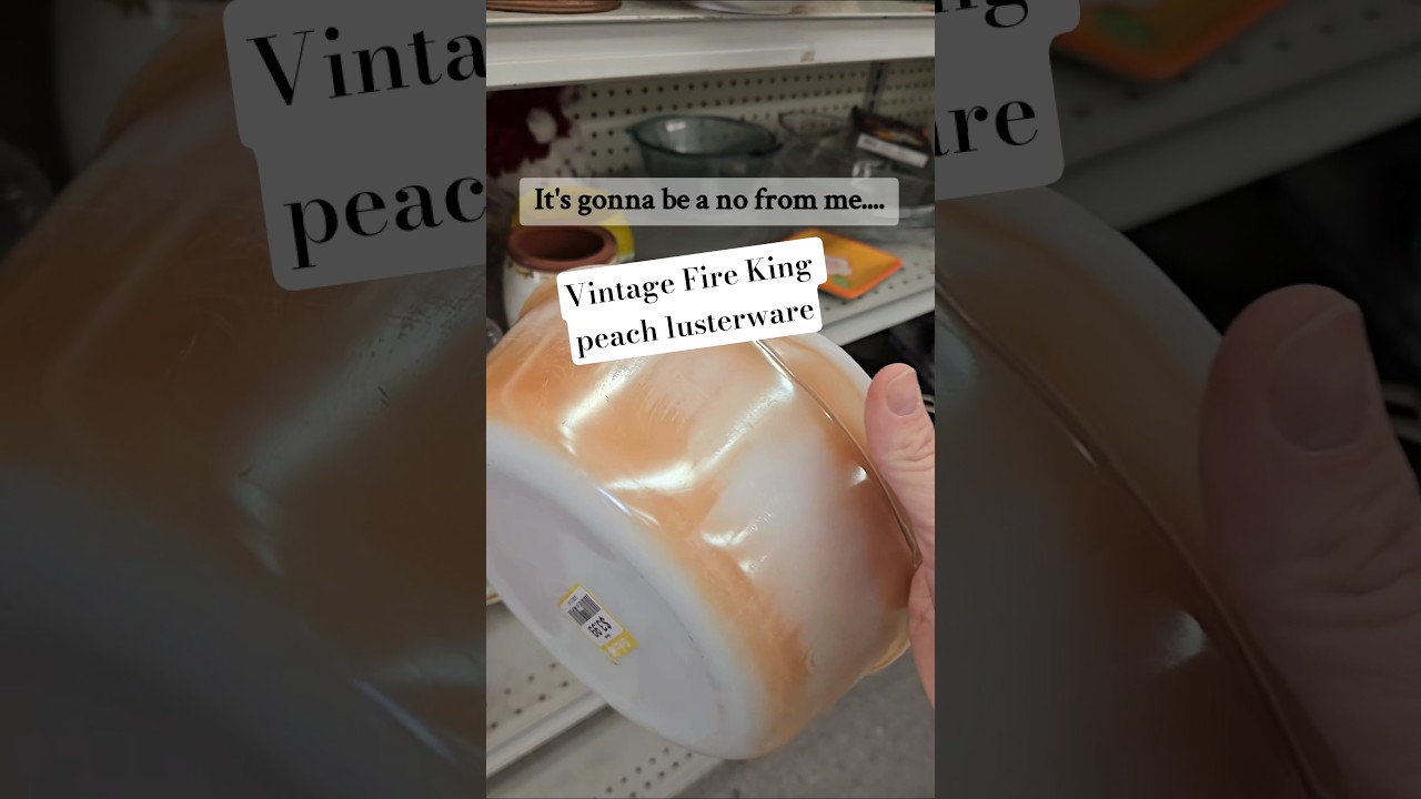 I dunnoo...looks pretty worn to me #thrift #fireking #vintage #goodwill