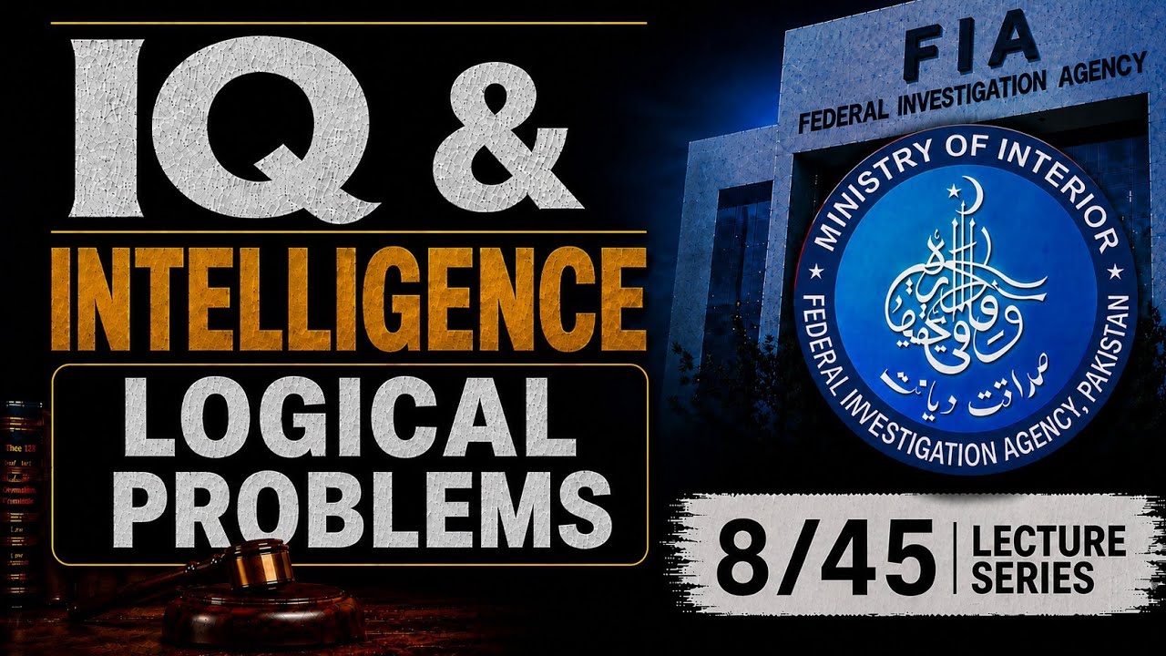 FIA Logical Problems Easy Tips & Tricks...IQ & Intelligence #education #exam #viralvideo #viral