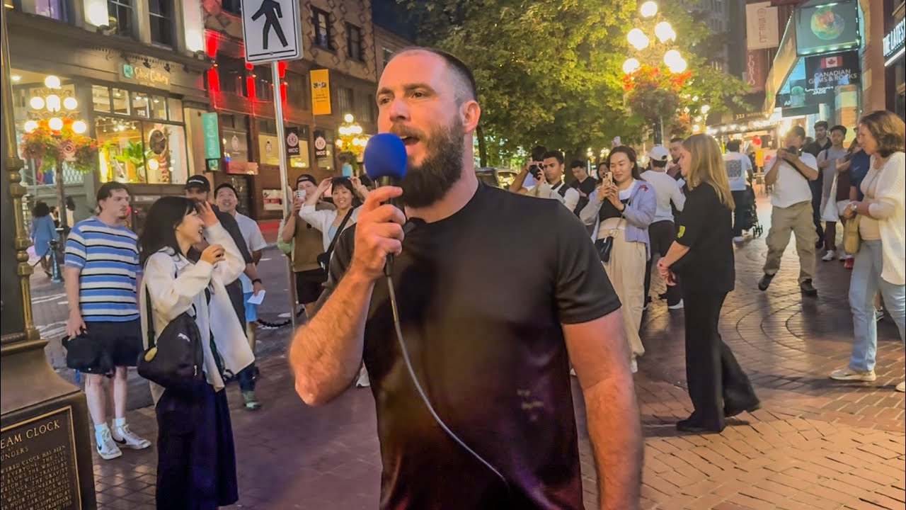 Why are you here and what is the groaning of your soul? | Gastown steam clock | Vancouver preaching