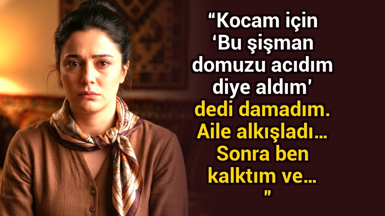 “Bu şişman domuzu merhametle evlendim,” dedi kayınbiraderim — aile alkışladı… sonra ayağa kalktım ve