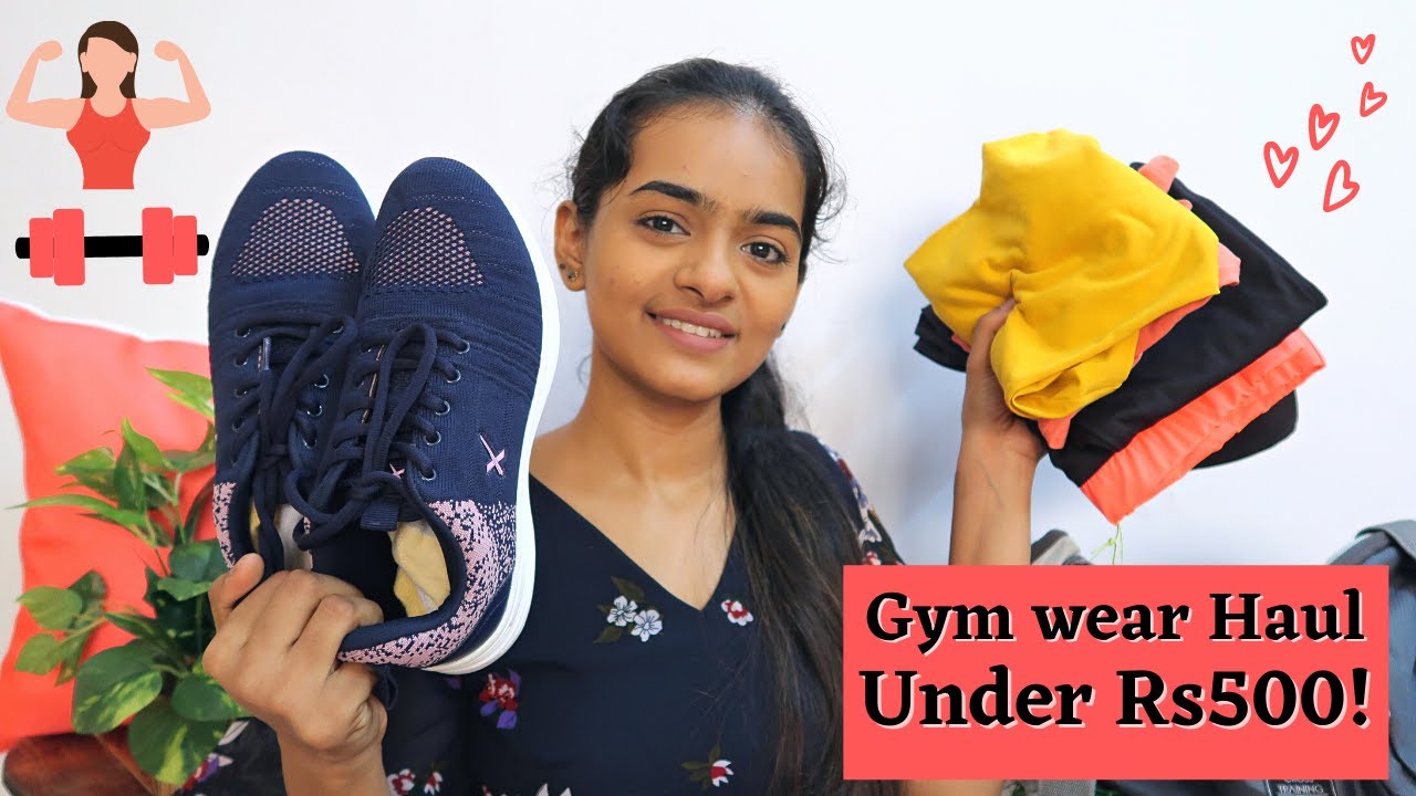 Amazon Haul in Tamil🔥Gym wear Haul under Rs500 in Tamil😍 Tights, T-shirt, shoes, bag Haul in Tamil