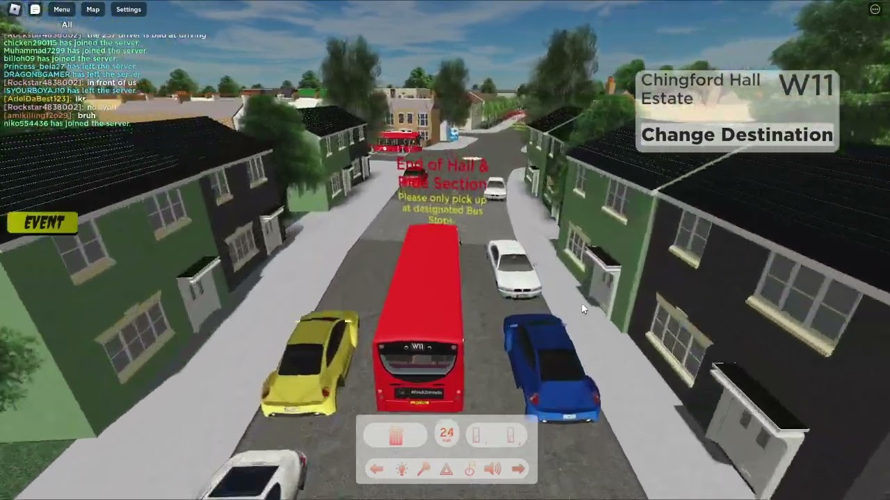 Roblox London & East Bus Simulator  Enviro 200 Route W11 Walthamstow Central-Chingford Hall Estate