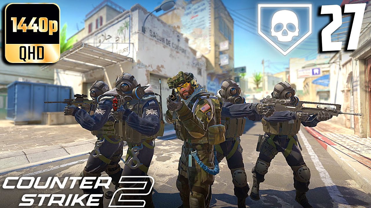CS2- 27 Kills On Dust 2 Competitive Full Gameplay #61! (No Commentary)