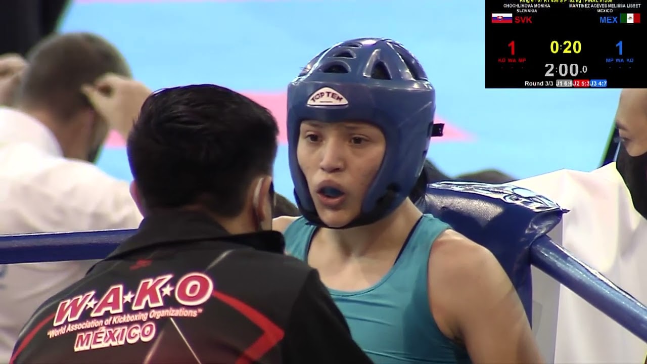 Monika Chochlikova v Melissa Martinez Aceves   52kg K1 WAKO World Championships 2021