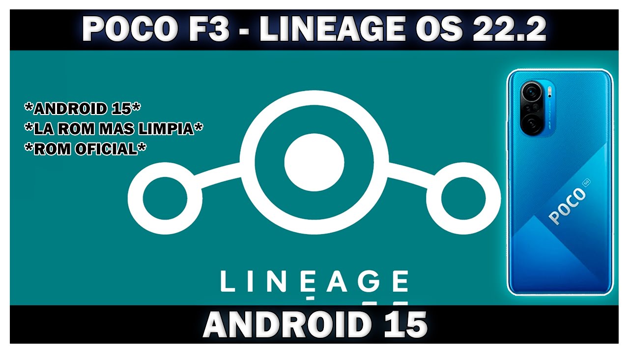 Poco F3- Lineage OS 22.1 LA ROM MAS ESTABLE Y LIMPIA DE AOSP , BATERIA Y TEMPERATURA GOD !