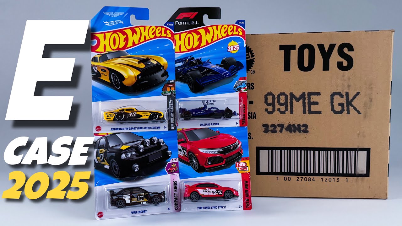 Распаковка Hot Wheels 2025 - E Case!