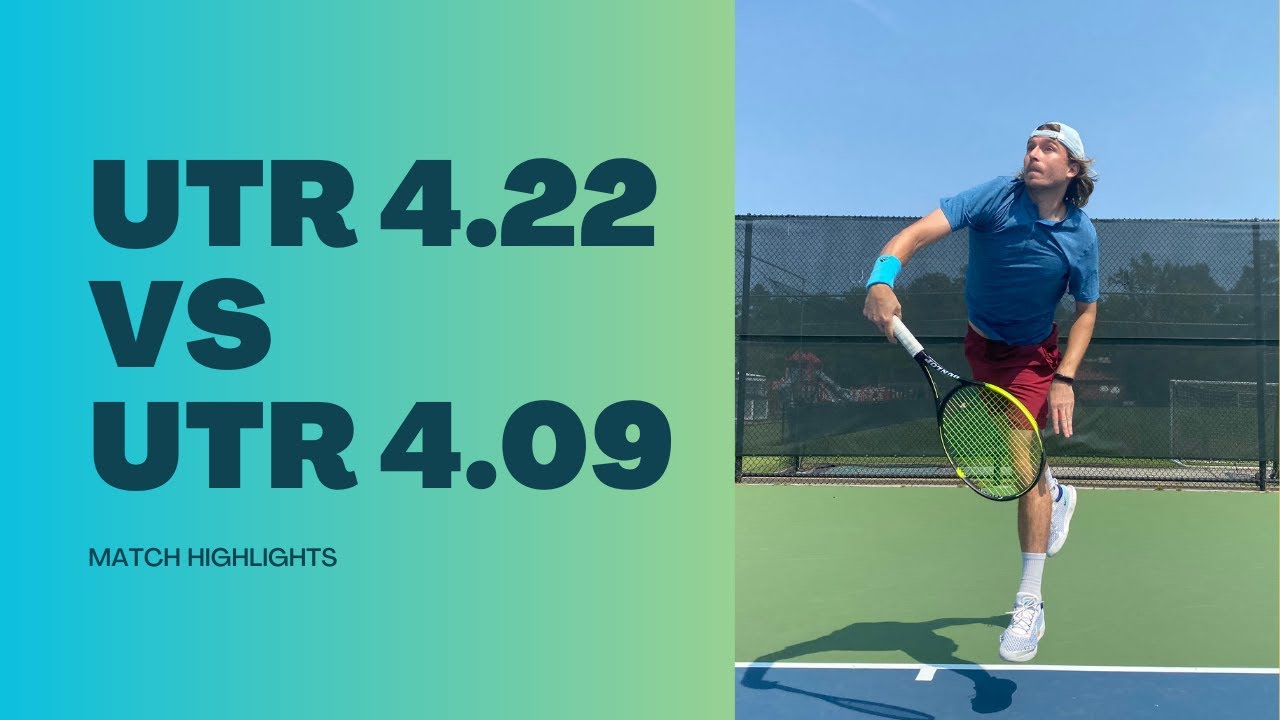 I Went Toe to Toe With a Fellow Baseliner | UTR 4 Highlights
