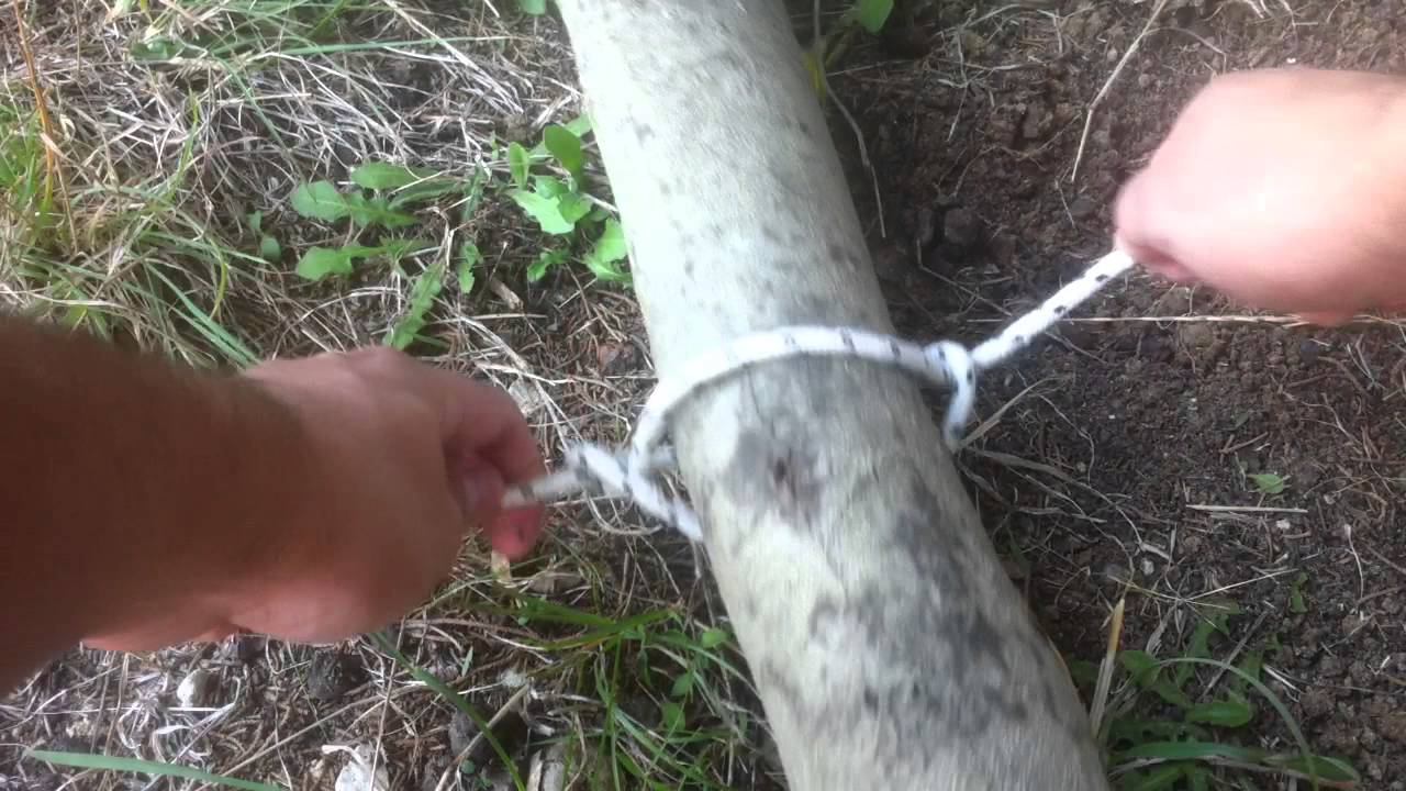Βασικοί Κόμποι:Στραγγάλη Basic Knots;Ladder Hitch