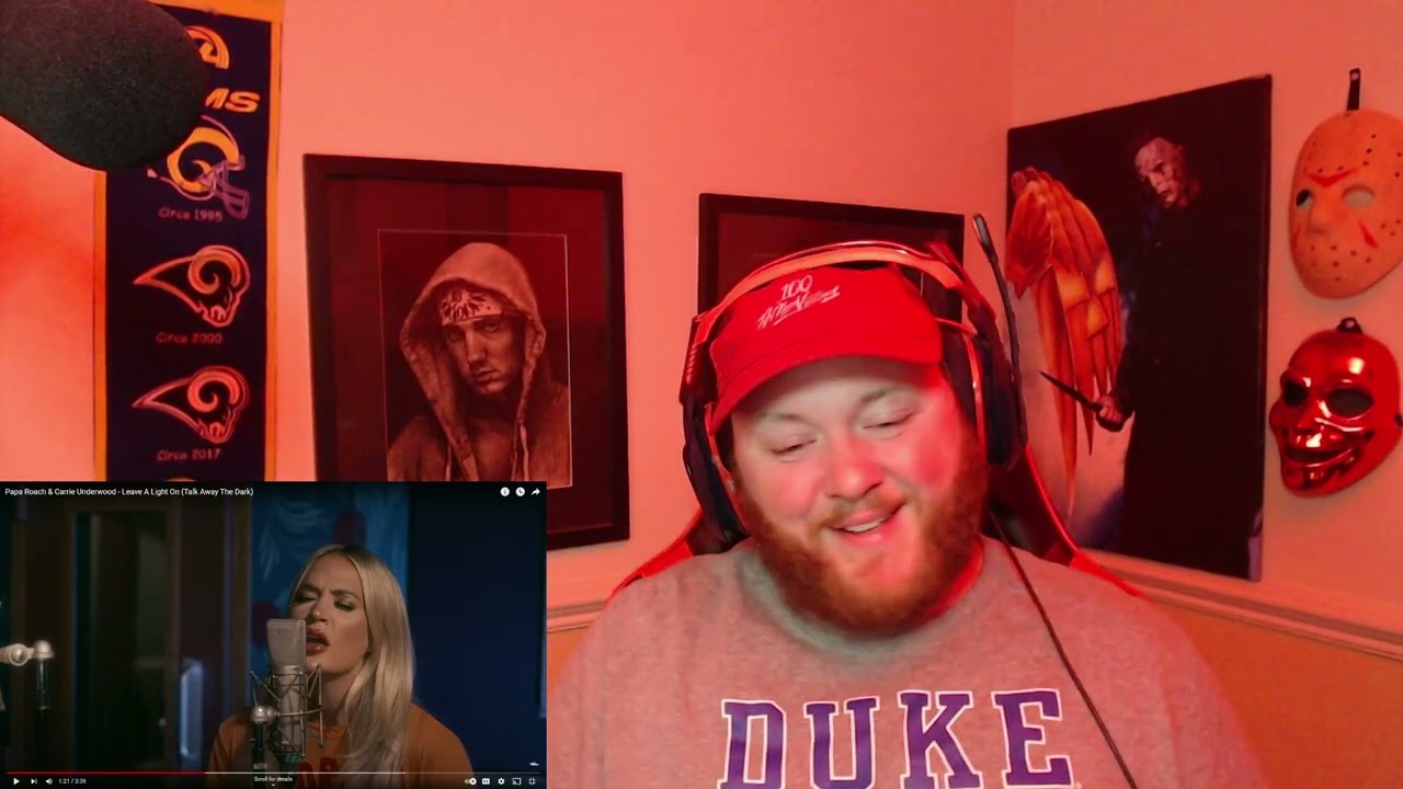 This broke me!! Papa Roach & Carrie Underwood - Leave a light on!! (Reaction)