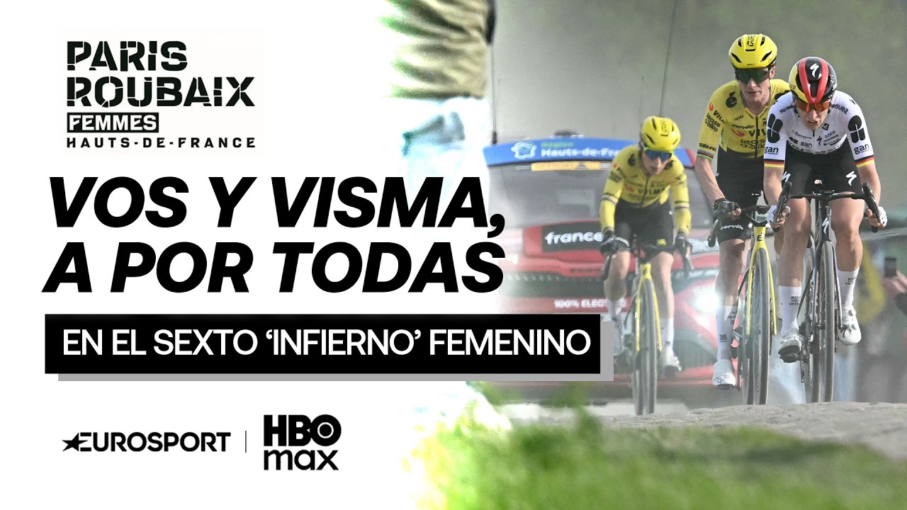 HIGHLIGHTS | La m&aacute;s grande, Vos, a por el adoqu&iacute;n | PAR&Iacute;S-ROUBAIX FEMENINA 2026 | RESUMEN EN ESPA&Ntilde;OL