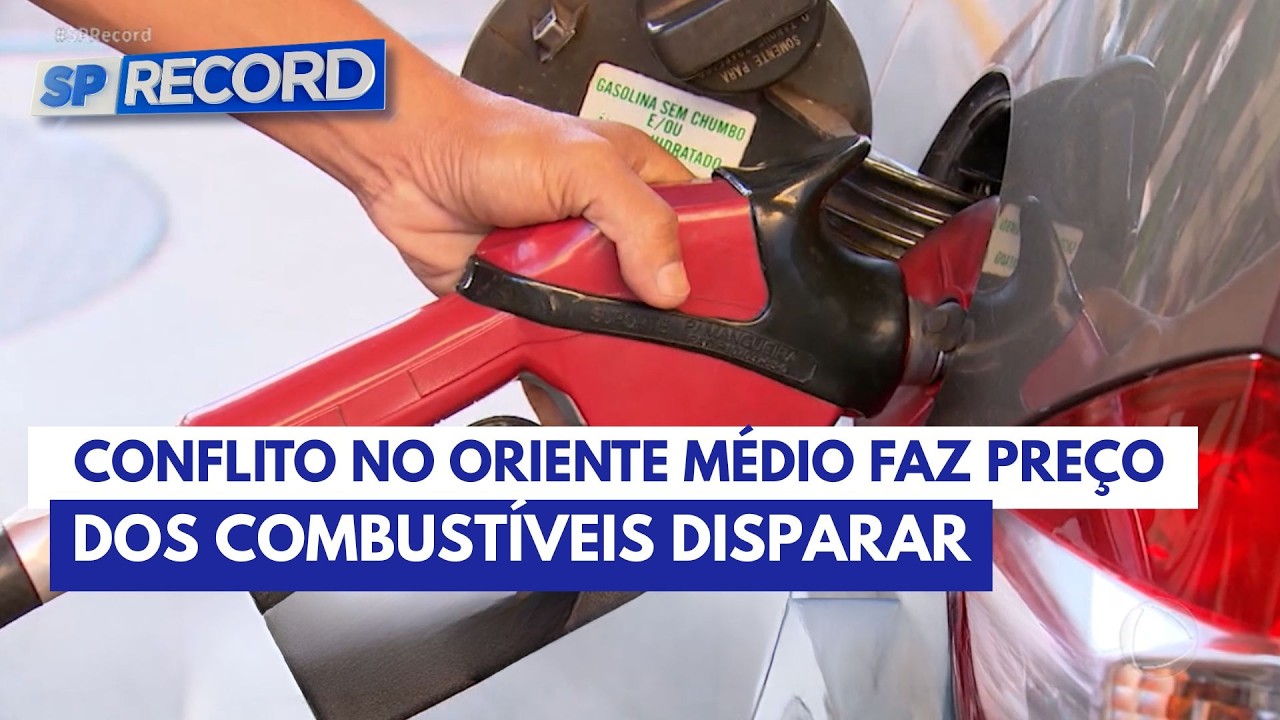 Conflito no Oriente Médio faz preço dos combustíveis disparar