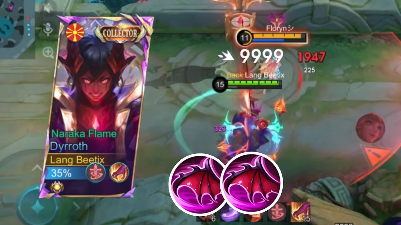 DYRROTH JUNGLER BUILD QUEEN WING AND WAR AXE RESTORE HEALTH SO GOOD WITH TEAM FIGHT