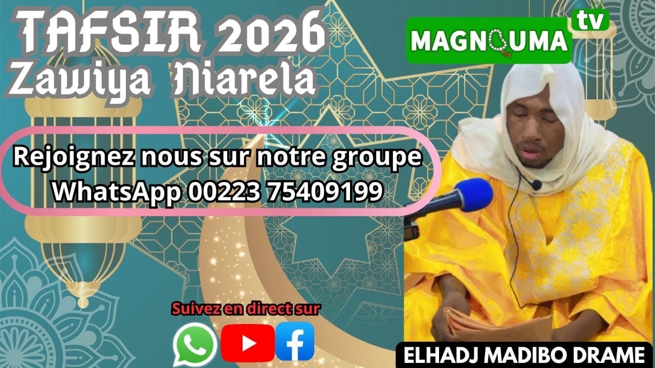 Diffusion en direct de MAGNOUMA TV
