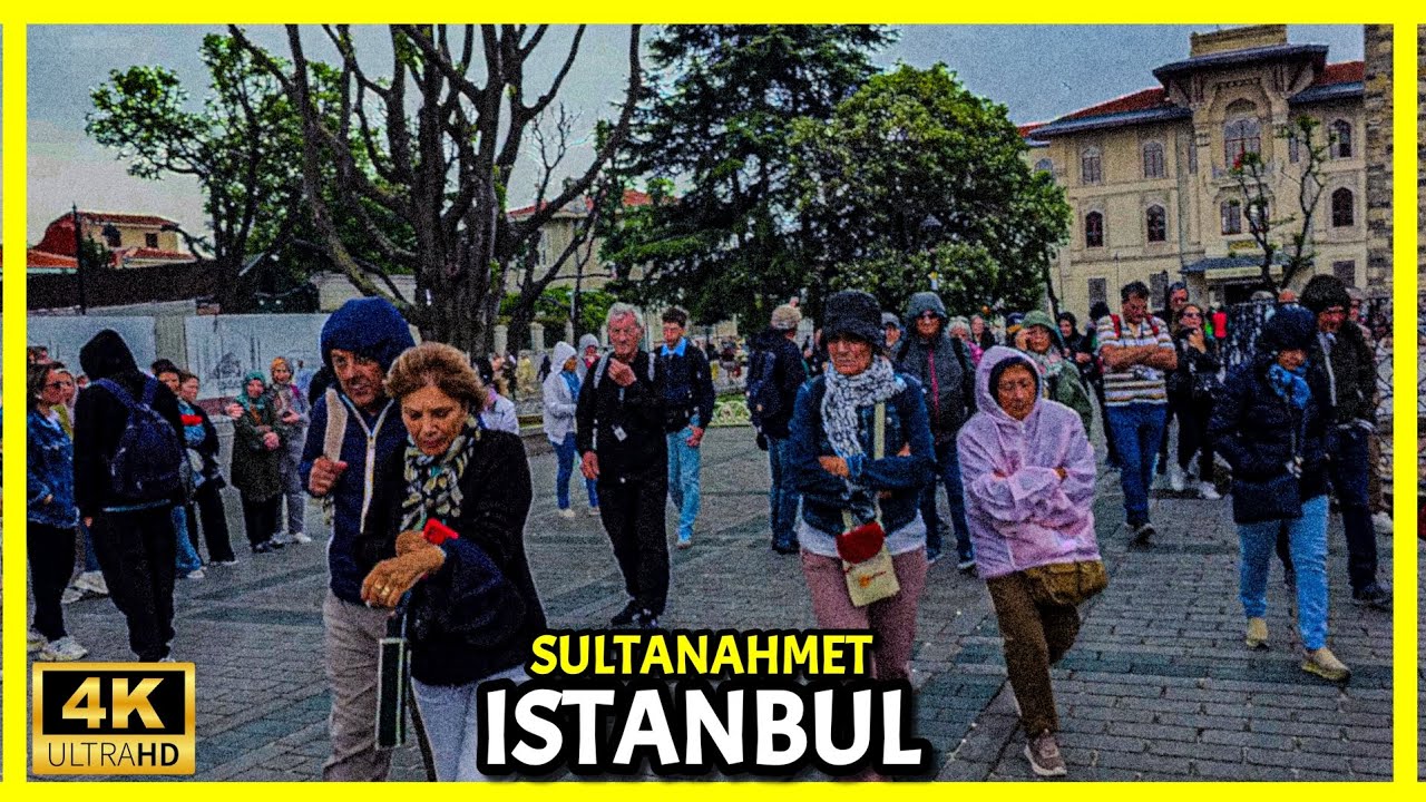 SULTANAHMET 2025 🕌✨ | A DAY IN THE HEART OF ISTANBUL 🇹🇷 WITH TOURISTS 🌍 (4K UHD)