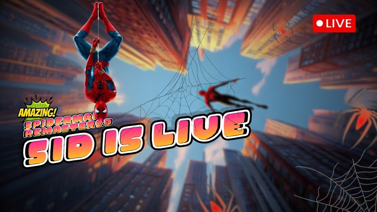 4K Spiderman Remastered PC gameplay LIVE  #spidermanremastered #spiderman