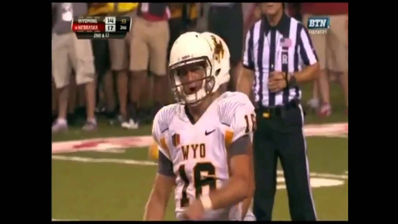 Brett Smith (QB Wyoming) vs Nebraska (2013)