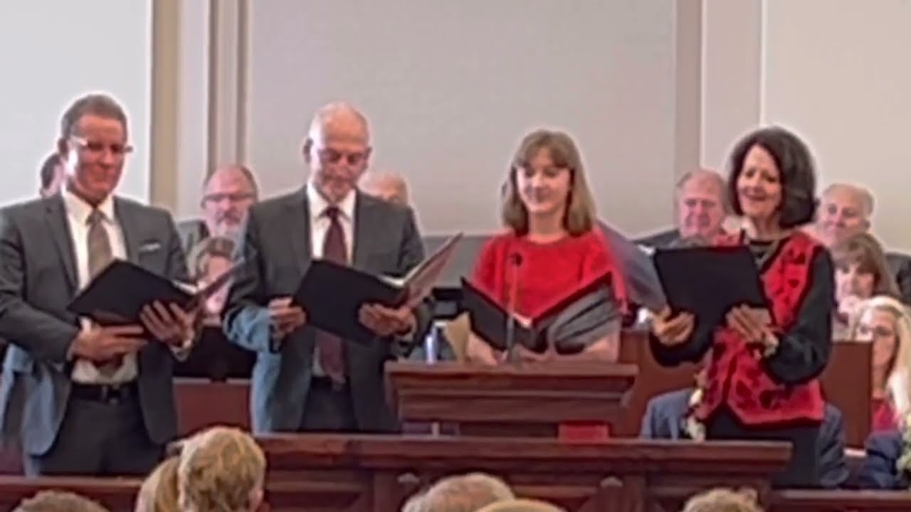 A Carol to the King by Sally DeFord and Katherine Wright - our small church choir
