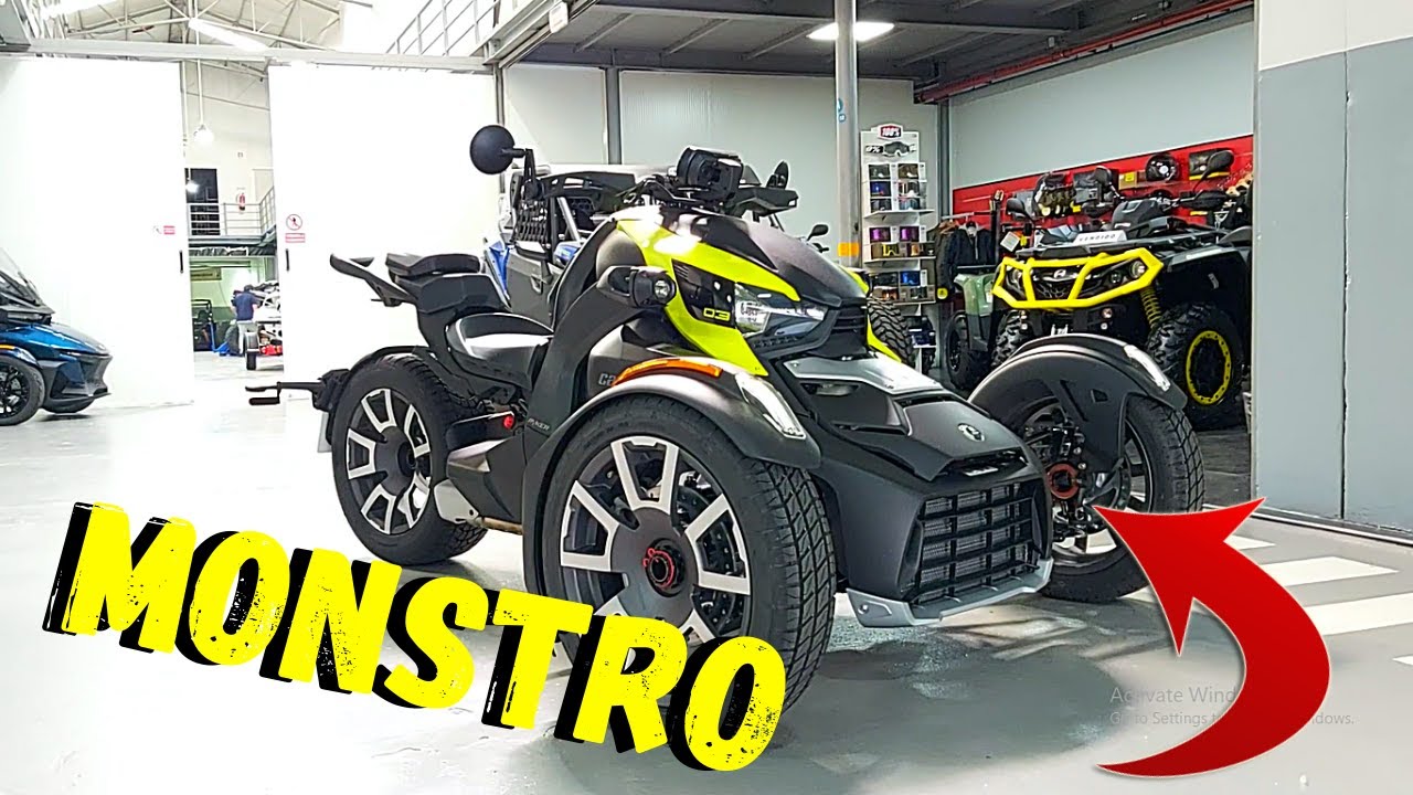 CAN-AM RYKER / MONSTRO DE 3 RODAS 900cc !
