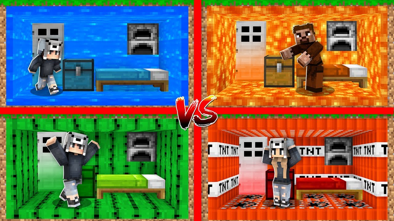 %100 GÜVENLİ SIĞINAK FİLMİ 😱 - Minecraft