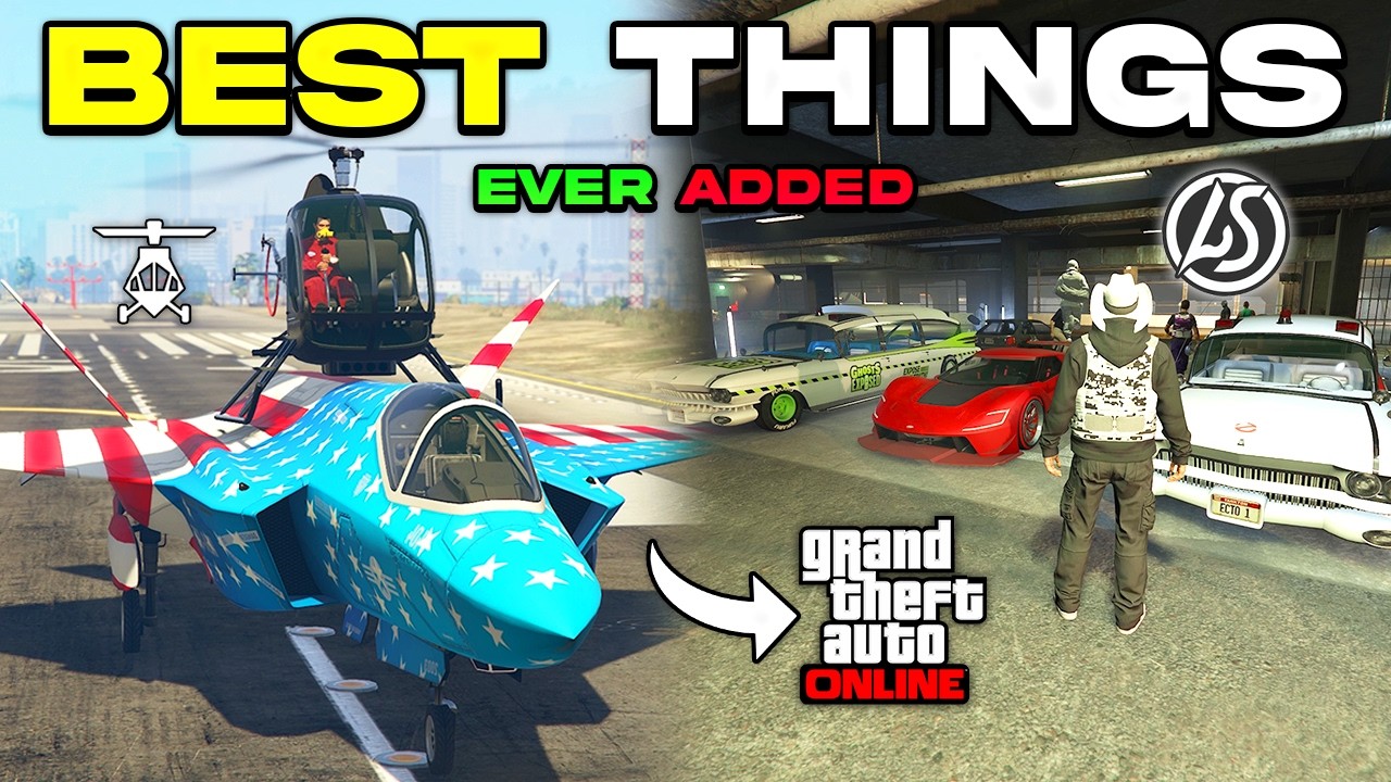 ЛУЧШИЕ НОВЫЕ ОБНОВЛЕНИЯ, когда-либо добавленные в GTA Online (оружие, функции и многое другое!)