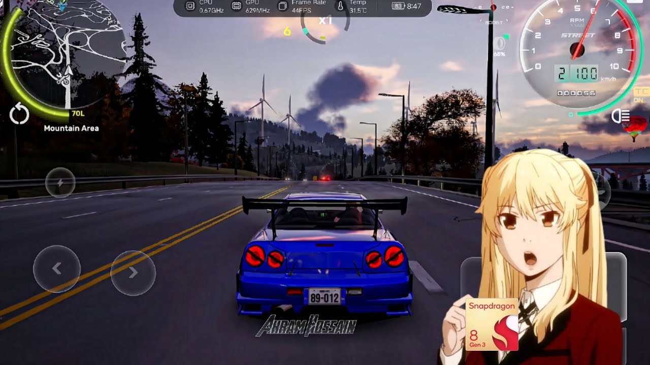 Snapdragon 8 Gen 3 Carx street max graphics 