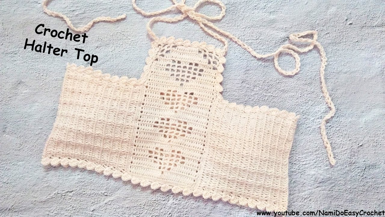Easy Crochet for Summer: Crochet Halter Top #02