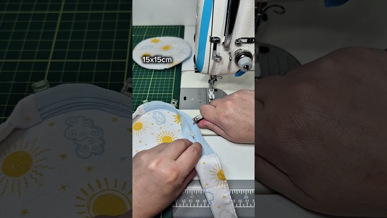 Tutorial de costura 15x15cm Sewing Passo a Passo Costura fácil 