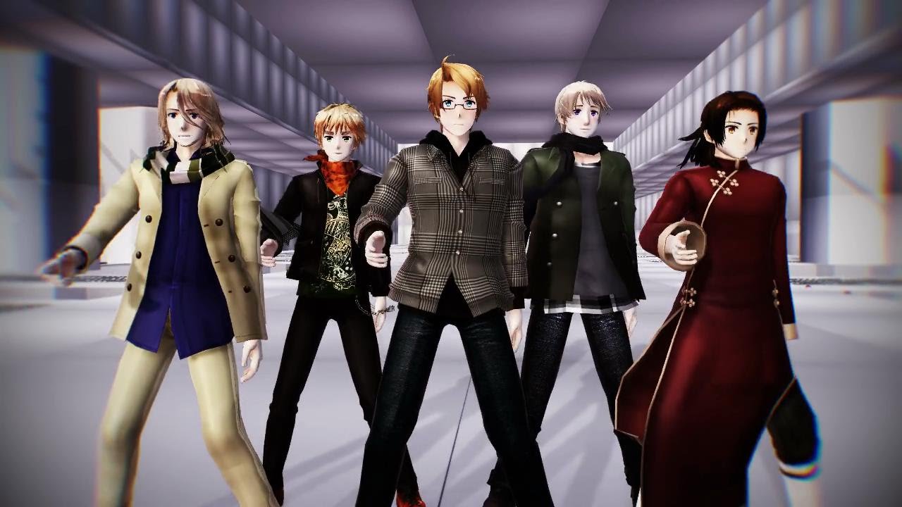 Hetalia / APH MMD - Super Psycho Love（Allied Forces）