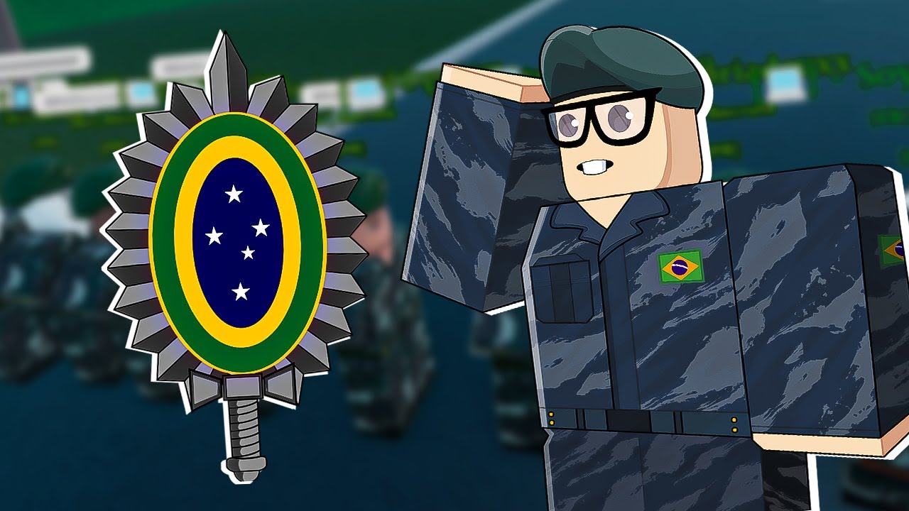 ME ALISTEI NO EXERCITO DO ROBLOX