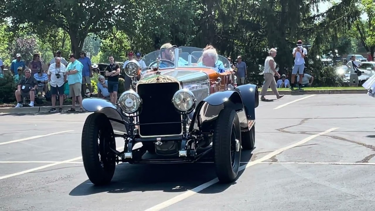 1924 Delage GL Skiff Torpedo at the 2021 Concours d'Elegance of America in Plymouth, Michigan
