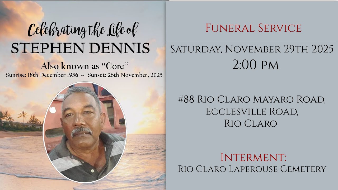The Funeral Service of Stephen Dennis (Also know as 