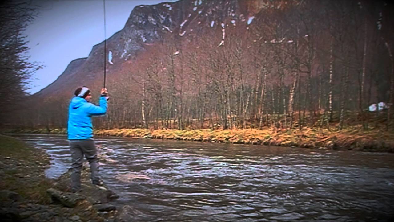 Fly casting - Snakeroll / airsnake - Salmonfishing Norway