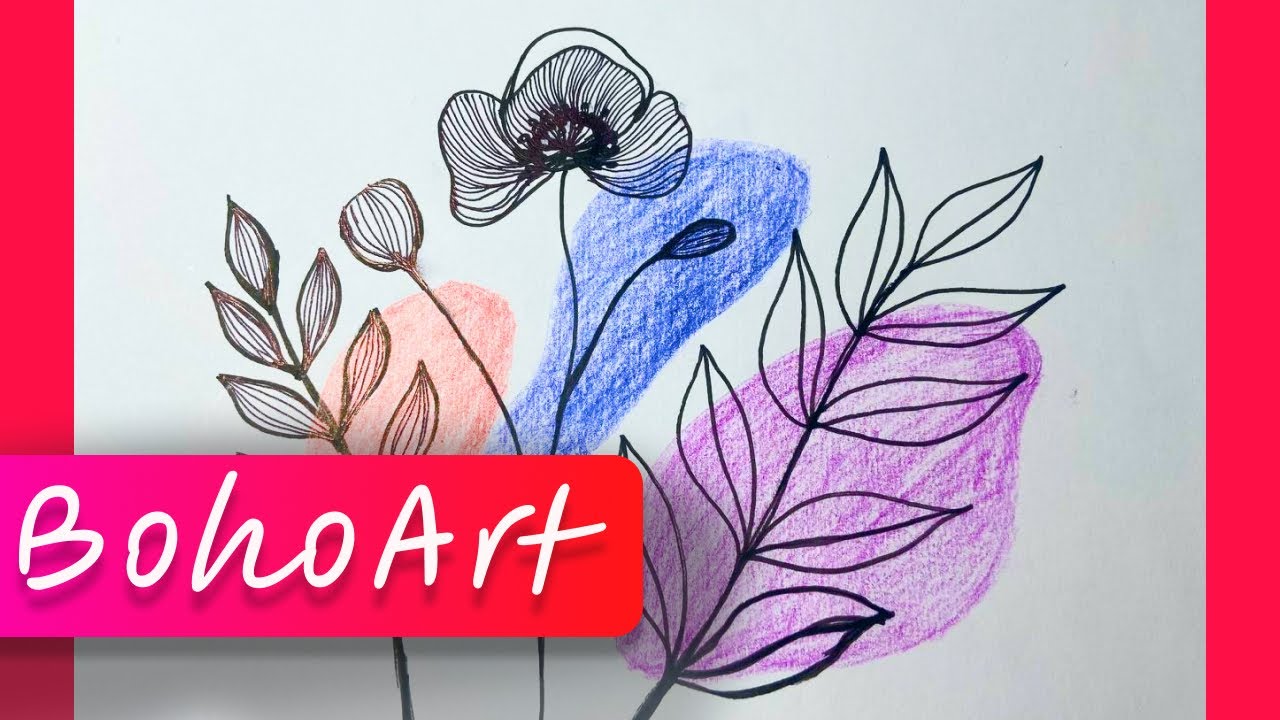 Boho Art Tutorial ,  Creative Bohemian