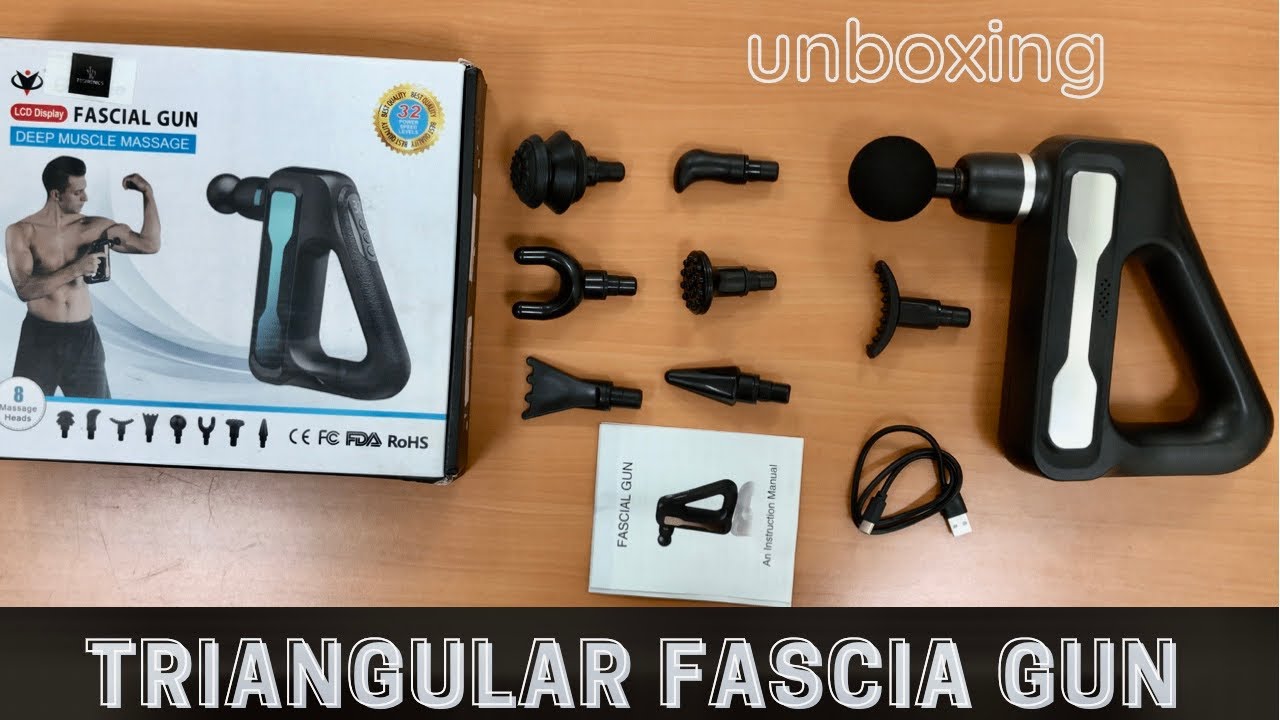 Fascial Massage Gun | unboxing & setup | Azo Edition