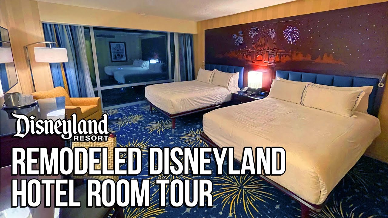 Remodeled Disneyland Hotel Room Tour - Premium Pool View