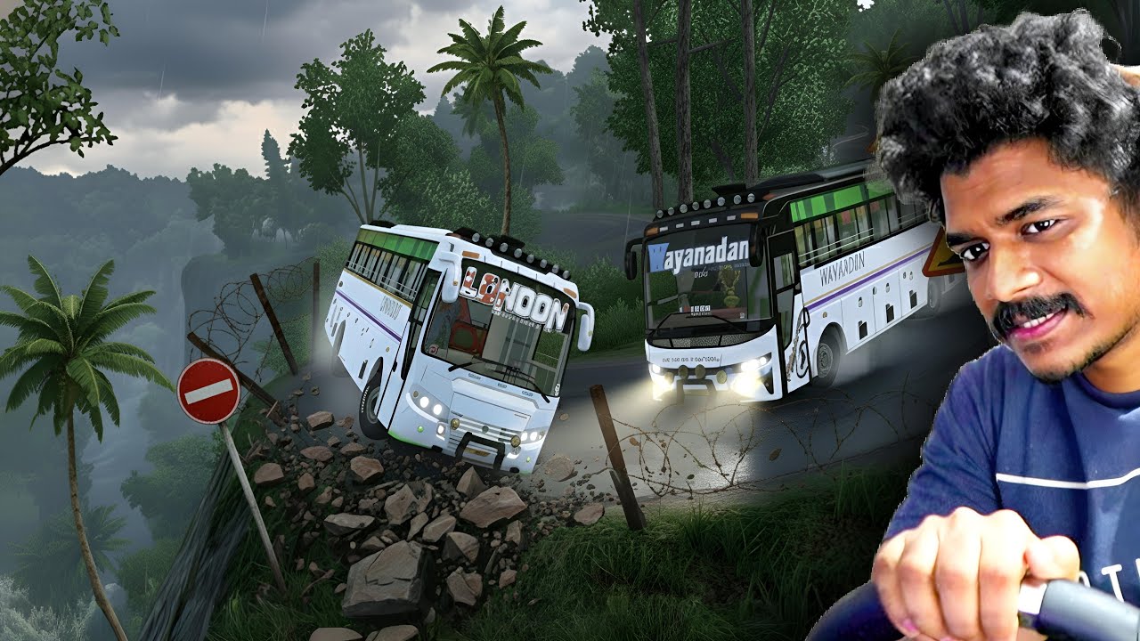 LONDON BUS VS WAYANADAN BUS RACE CHALLENGE AT WAYANAD CHURAM 🔥❌️@RANDOM_GTV​