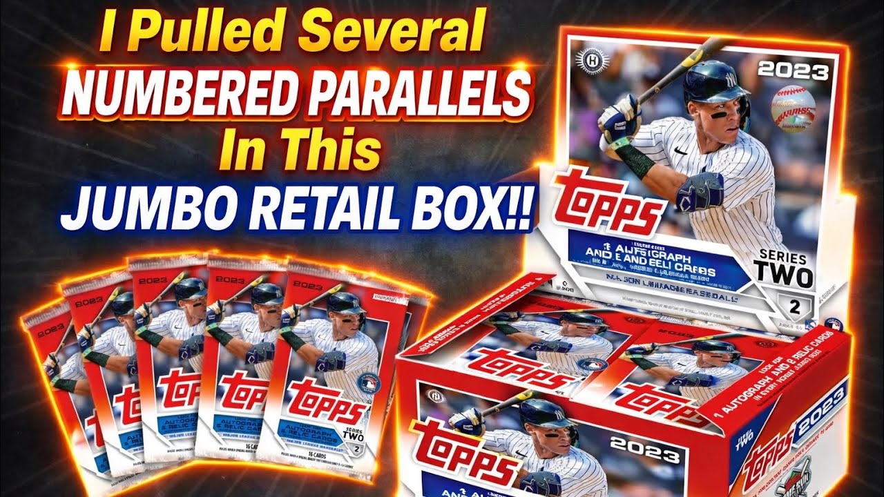 I PULLED SEVERAL NUMBERED PARALLELS IN THIS JUMBO RETAIL BOX!!