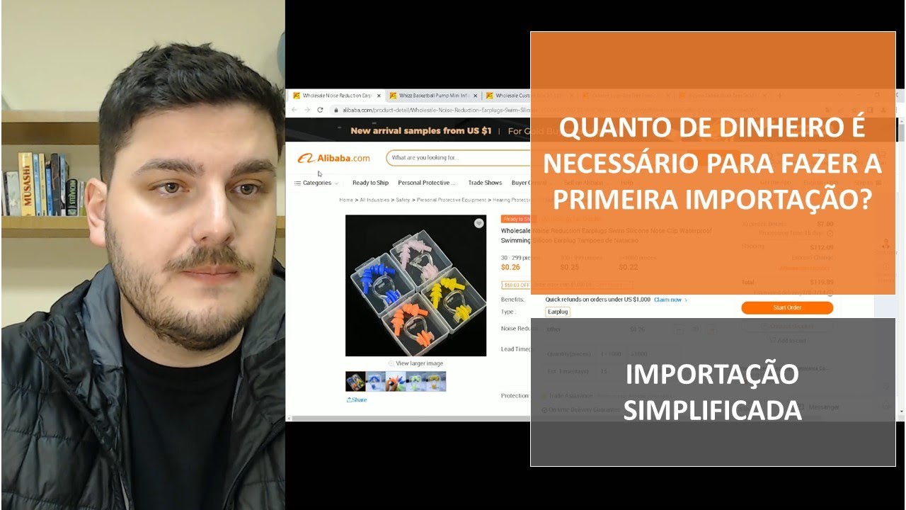 Quanto de dinheiro é necessário para fazer a primeira importação?