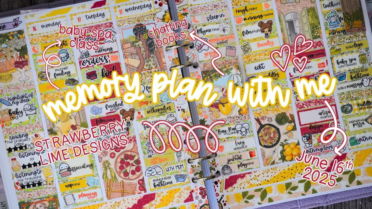 Plan With Me ✿ Zesty [Strawberry Lime Designs] ✿ 16th June 2025