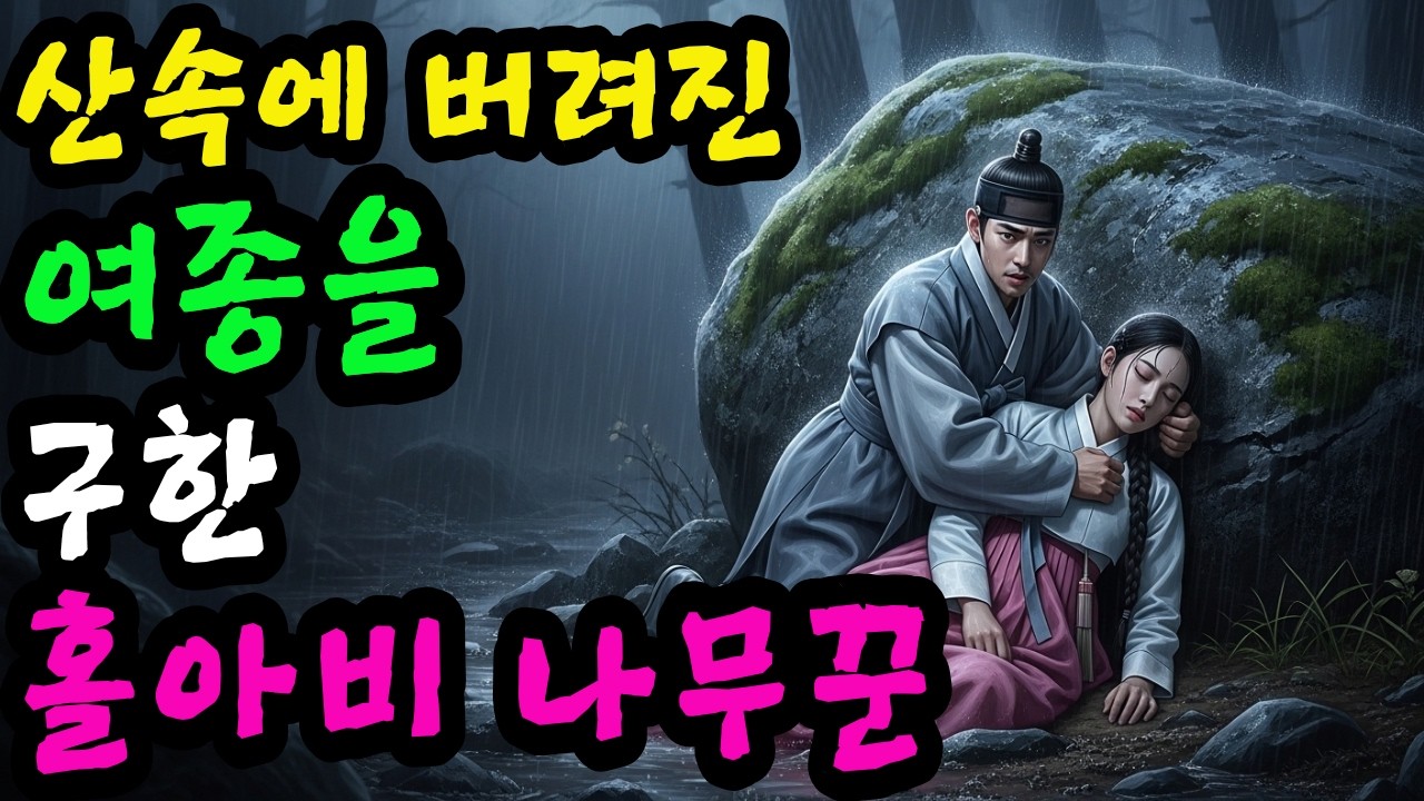 [달빛야담] 산속에 버려진 여종을 구한홀아비 나무꾼ㅣ야담.민담.전설.설화.옛날 이야기.오디오북.수면동화.조선이야기.조선야담.조선로맨스