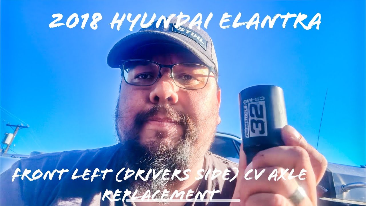 Замена левого ШРУСа (со стороны водителя) на Hyundai Elantra 2.0L 2018 года выпуска.